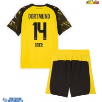 Borussia Dortmund Maximilian Beier #14 Replica Home Minikit 2025-26 Short Sleeve (+ pants)